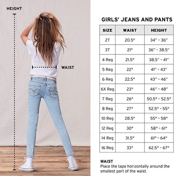 NWT Levi’s Girls Boyfriend Jeans 👖 Medium Wash - Picture 7 of 7